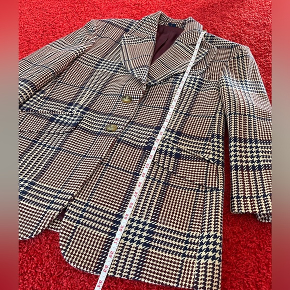 Vivienne Westwood MAN AW2016 COAT BEIGE HOUNDSTOOTH CLARKE CABAN W HERRINGBONE - Picture 11 of 17